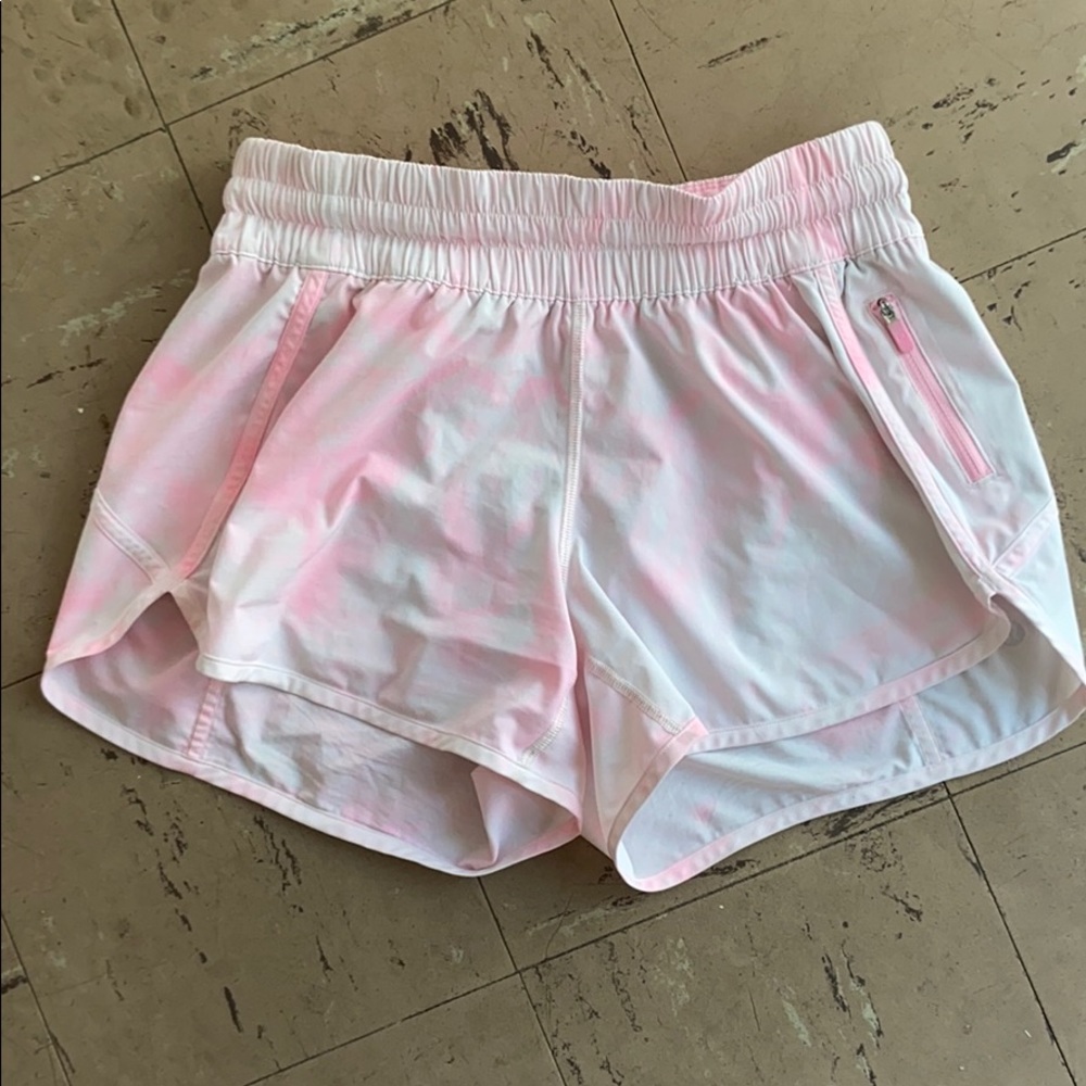 Lululemon Pink Tie-Dye Shorts